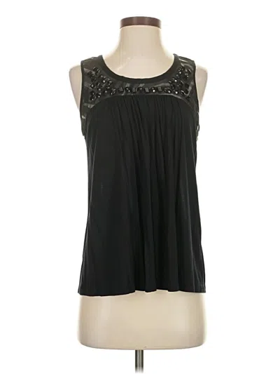 Pre-owned Cynthia Cynthia Steffe Sleeveless Blouse In Black