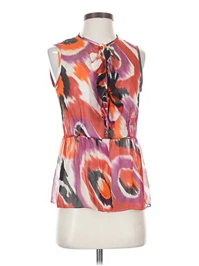 Pre-owned Cynthia Cynthia Steffe Sleeveless Blouse In Purple