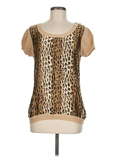 Pre-owned Cynthia Cynthia Steffe Sweater Vest In Tan