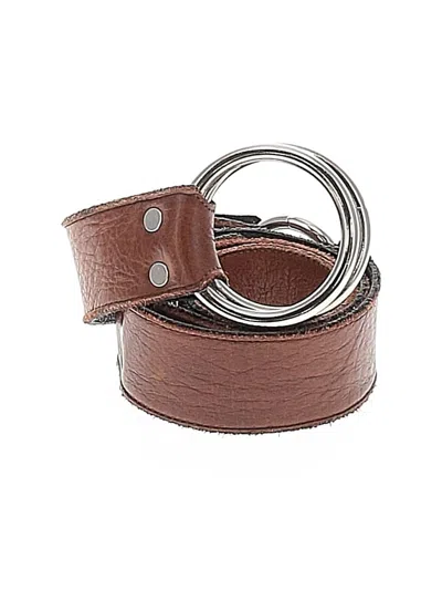 Pre-owned Cynthia H. Designs Leather Belt In Brown