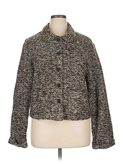 Pre-owned Cynthia Max Cardigan Sweater In Gray
