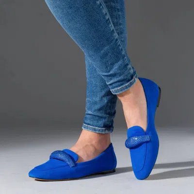 Cynthia Richard Women's Isabella Loafer In Brilliant Blue In Multi