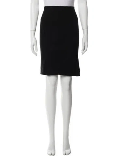 Pre-owned Cynthia Rose Knee-length Skirt In Black