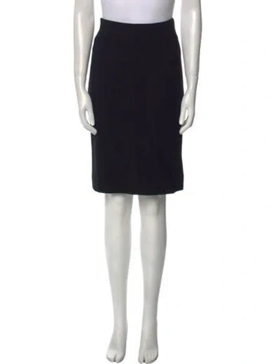 Pre-owned Cynthia Rose Knee-length Skirt In Black