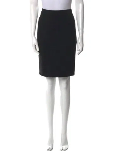 Pre-owned Cynthia Rose Knee-length Skirt In Black