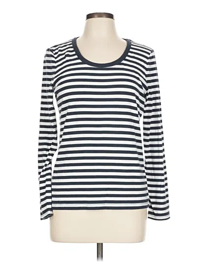 Pre-owned Cynthia Rowley 3/4 Sleeve T-shirt In White