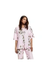 Cynthia Rowley Amalfi Camp Shirt In Pink