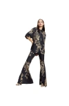 Cynthia Rowley Amalfi Flare Pant In Black