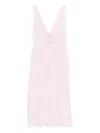 Cynthia Rowley Amelie Midi Dress In Pink