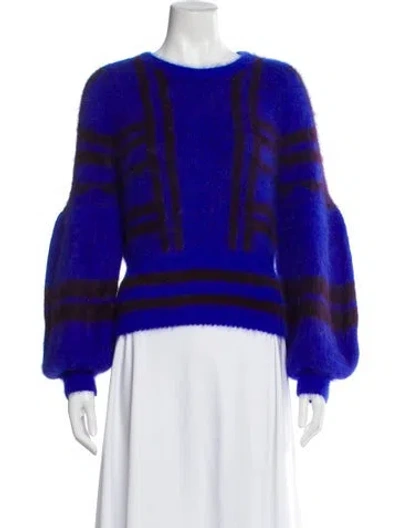 Pre-owned Cynthia Rowley Angora Striped Sweater