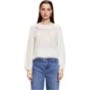 Cynthia Rowley Annabelle Long Sleeve Blouse In White