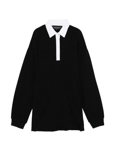 Cynthia Rowley Rugby Mini Dress In Black