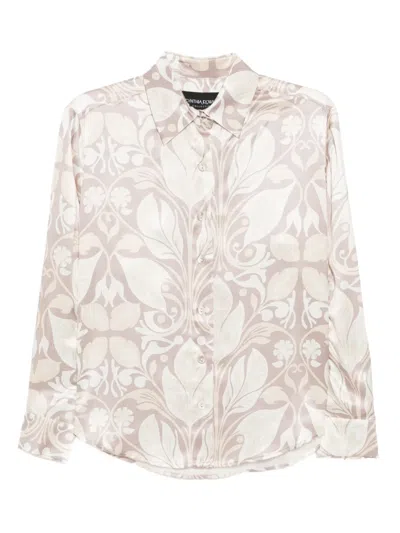 Cynthia Rowley Art Nouveau Shirt In Purple