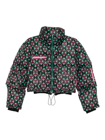 Cynthia Rowley Art Nouveau Ski Jacket In Multi