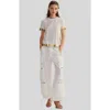 Cynthia Rowley Athena Tee In White