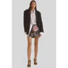 Cynthia Rowley Bardot Bouclé Blazer In Black