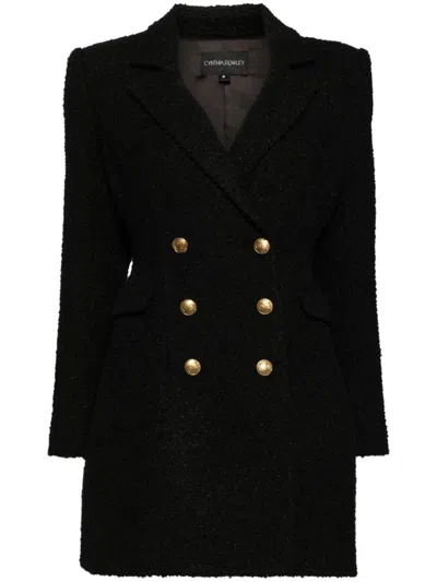 Cynthia Rowley Bardot Boucle Blazer Dress In Black