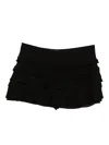 Cynthia Rowley Bella Mini Skirt In Black