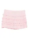 Cynthia Rowley Bella Mini Skirt In Pink