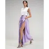 Cynthia Rowley Belle Maxi Skirt In Purple