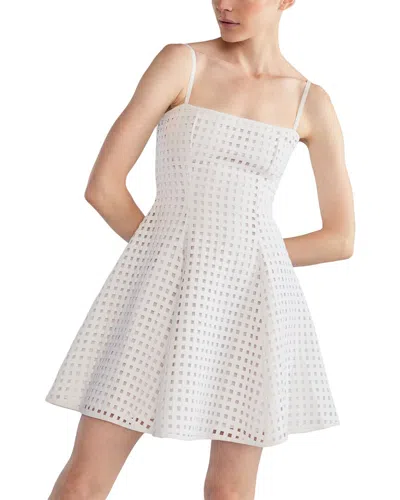 CYNTHIA ROWLEY CYNTHIA ROWLEY BIRDCAGE LINEN MINI DRESS