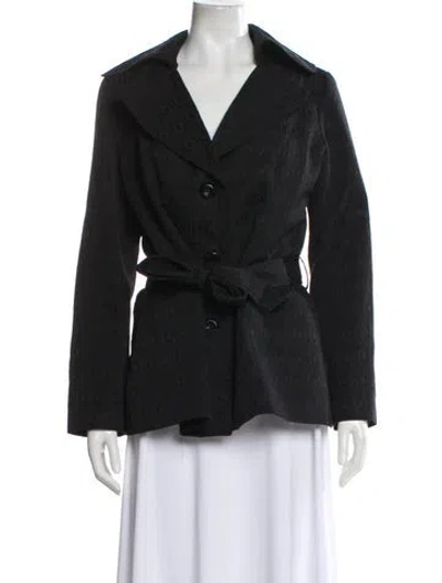 Pre-owned Cynthia Rowley Blazer In Black