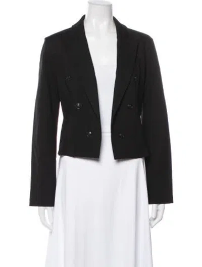 Pre-owned Cynthia Rowley Blazer In Black