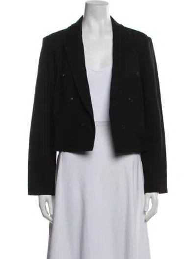 Pre-owned Cynthia Rowley Blazer In Black