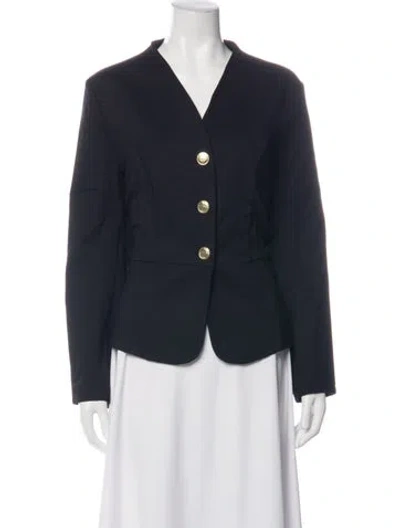 Pre-owned Cynthia Rowley Blazer In Black