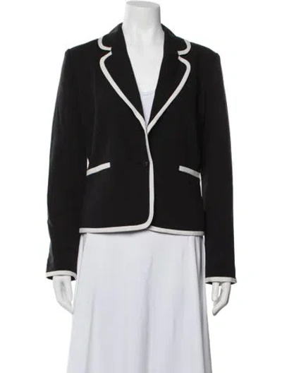Pre-owned Cynthia Rowley Blazer In Black