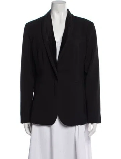 Pre-owned Cynthia Rowley Blazer In Black