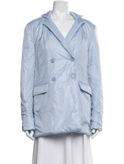 Pre-owned Cynthia Rowley Blazer In Blue