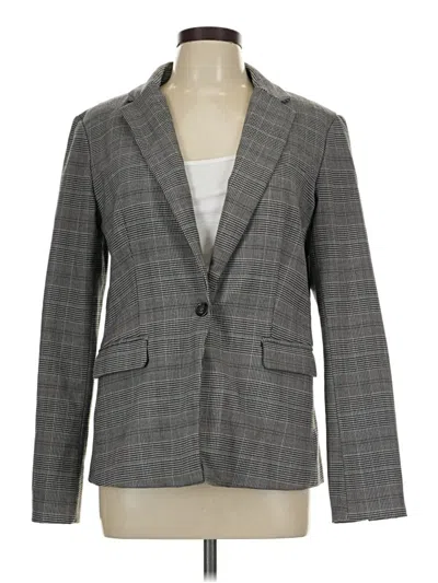 Pre-owned Cynthia Rowley Blazer Jacket In Gray
