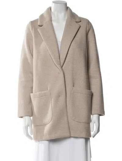 Pre-owned Cynthia Rowley Blazer In Neutral