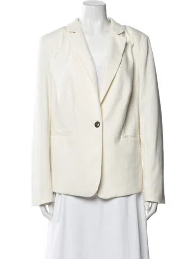 Pre-owned Cynthia Rowley Blazer In White