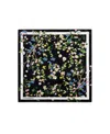Cynthia Rowley Bloom Silk Scarf In Black