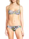 Cynthia Rowley Butterfly Wings Neoprene Bikini Set In Blue In Multi