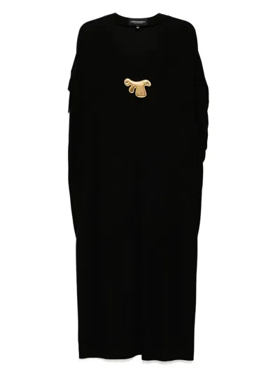 Cynthia Rowley Calypso Kaftan In 黑色