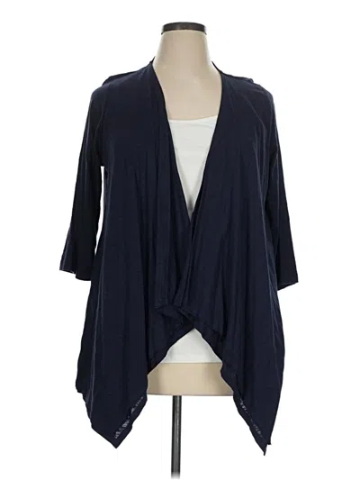 Pre-owned Cynthia Rowley Cardigan Sweater In Blue
