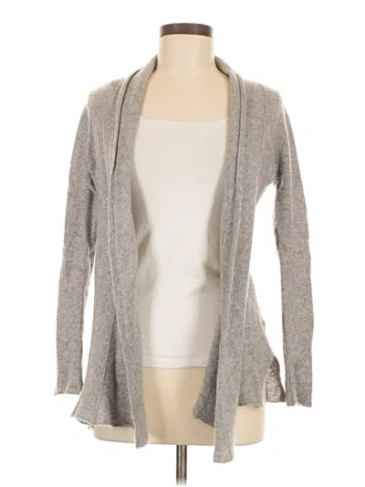 Pre-owned Cynthia Rowley Cashmere Cardigan Sweater In Gray