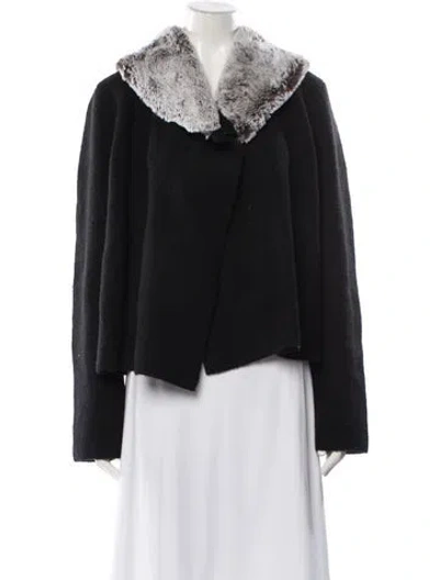 Pre-owned Cynthia Rowley Cashmere Sweater In Black