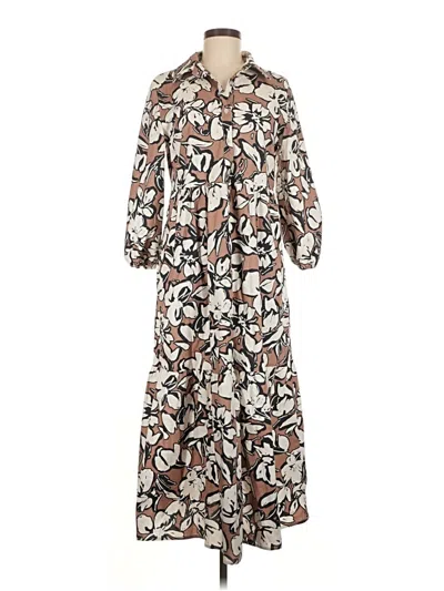 Pre-owned Cynthia Rowley Casual Dress In Brown