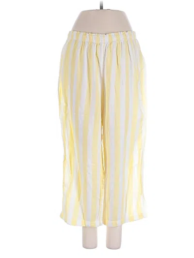 Pre-owned Cynthia Rowley Casual Pants In Yellow