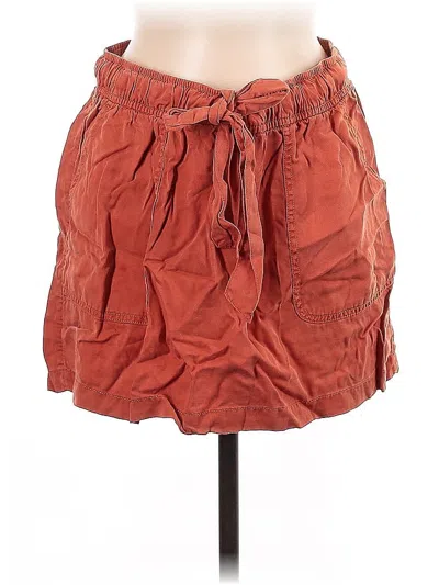 Pre-owned Cynthia Rowley Casual Skirt In Orange