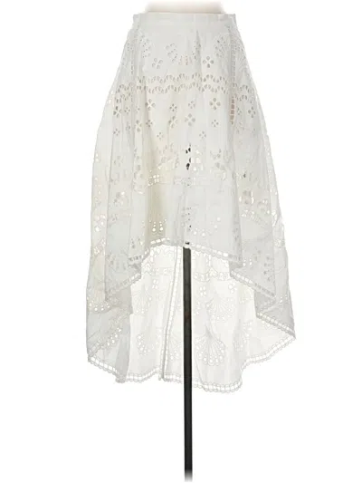 Pre-owned Cynthia Rowley Casual Skirt In White