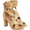 Cynthia Rowley Cece Wrap Heel In Brown
