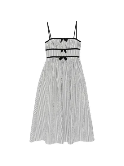 Cynthia Rowley Clara Seersucker Dress In White