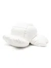 Cynthia Rowley Cloud Quilted Down Trapper Hat In White