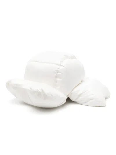 Cynthia Rowley Cloud Quilted Down Trapper Hat In White