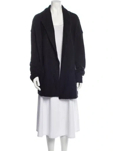 Pre-owned Cynthia Rowley Coat In Black